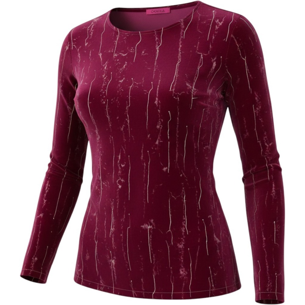 VTG Ossira Y2K Whimsigoth Crushed Velvet Top Abstract Witch MallGoth Burgundy M